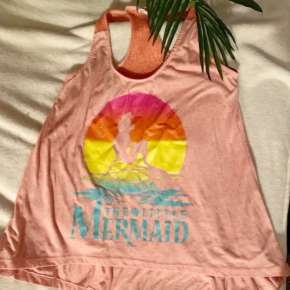 Women’s Disney Little Mermaid Razorback Tank Large